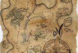 Giant Treasure Map Wall Decoration Mural Pirate Treasure Map
