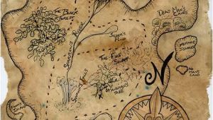 Giant Treasure Map Wall Decoration Mural Pirate Treasure Map