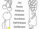 Gift Of the Holy Ghost Coloring Page Fruit the Spirit Crafts