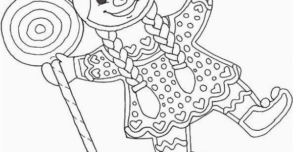 Gingerbread Girl Coloring Pages Printable â 24 Gingerbread Girl Coloring Page In 2020