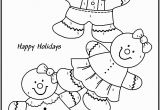 Gingerbread Girl Coloring Pages Printable Easy Color by Number for Preschool and Kindergarten with