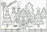 Gingerbread House Coloring Pages Pdf Gingerbread House Coloring Page Outstanding Gingerbread House