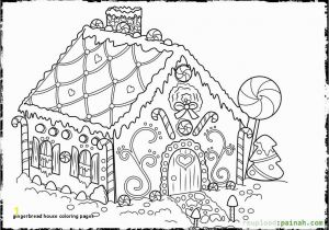 Gingerbread House Coloring Pages to Print 30 Gingerbread House Coloring Pages