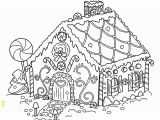 Gingerbread House Coloring Pages to Print Gingerbread Drawing Pencil Sketch Colorful Realistic Art