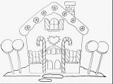 Gingerbread House Coloring Pages to Print Gingerbread House ornaments Modern Christmas ornament Coloring Page