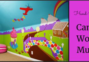 Gingerbread House Wall Mural Candy Mural