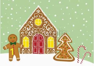 Gingerbread House Wall Mural Christmas Baubles Bauble Wall Mural