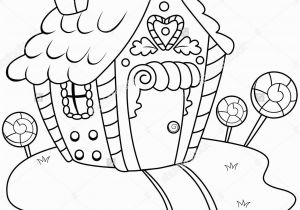 Gingerbread Man House Coloring Pages Hansel and Gretel Candy House Coloring Page Coloring Pages