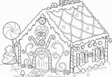 Gingerbread Man House Coloring Pages Hansel and Gretel Candy House Coloring Page Coloring Pages