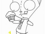 Gir Coloring Pages From Invader Zim 354 Best Hand Embroidery Images In 2018