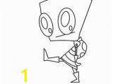 Gir Coloring Pages From Invader Zim 354 Best Hand Embroidery Images In 2018