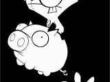 Gir Coloring Pages From Invader Zim Gir and Piggy Coloring Pages Coloring Pages Coloring Pages