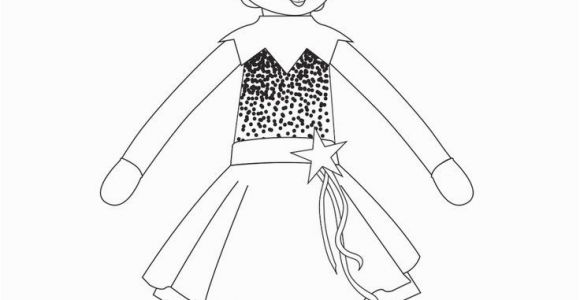 Girl Elf On the Shelf Coloring Pages Girl Elf On the Shelf Coloring Page She S Ready for the