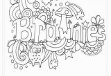 Girl Scout Brownie Coloring Pages Poster
