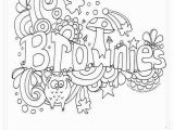 Girl Scout Brownie Coloring Pages Poster