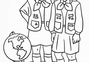 Girl Scout Coloring Pages for Juniors Brownie Girls Scout Coloring Page From Girl Scouts