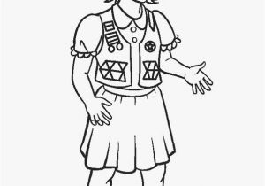 Girl Scout Coloring Pages for Juniors Girl Scout Coloring Pages
