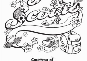 Girl Scout Coloring Pages for Juniors Junior Girl Scout Coloring Pages Sketch Coloring Page