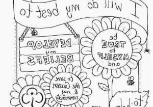 Girl Scout Law Coloring Pages Brownies Girl Scout Brownie Coloring Pages