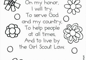 Girl Scout Law Printable Coloring Pages Girl Scout Law Coloring Pages Girl