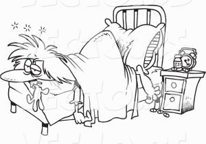 Girl Sleeping In Bed Coloring Page Restless Clipart 20 Free Cliparts