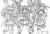 Glitter force Coloring Pages Printable Glitter force