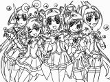 Glitter force Doki Doki Coloring Pages Cartoons G force Coloring Pages Printable Kinderpages
