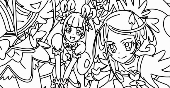 Glitter force Doki Doki Coloring Pages Dokidoki Precure Coloring Pages