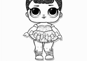 Glitter Series Lol Dolls Coloring Pages Miss Baby Glitter Lol Surprise Doll Coloring Page