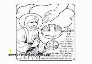 Glory Be Prayer Coloring Page 28 Glory Be Prayer Coloring Page