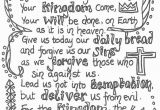 Glory Be Prayer Coloring Page Lord S Prayer Coloring Printables