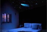 Glow In the Dark Star Murals Night Sky Star Ceiling Moon Et Shooting Stars Glow In the Dark Stickers and Decals