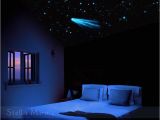 Glow In the Dark Star Murals Night Sky Star Ceiling Moon Et Shooting Stars Glow In the Dark Stickers and Decals