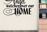 Glow In the Dark Wall Murals Amazon Amazon Hot An Angel Watches Over Our Home Vinyl Wall Art Quote