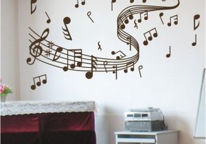 Glow In the Dark Wall Murals Amazon Hot Selling Large Size Music Note Wall Decals Graffiti Wall