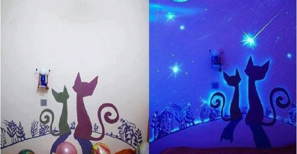 Glow In the Dark Wall Murals Uk Glow In the Dark Paint Wall Murals Arts & Craft