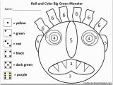 Go Away Big Green Monster Coloring Page Roll and Color Big Green Monster Printable