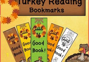 Gobble Gobble Coloring Pages Thanksgiving Bookmarks Turkey Reading
