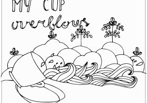 God is My Shield Coloring Page My Cup Overflows Coloring Page Coloring Pages