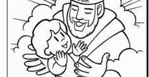 God is Our Father Coloring Pages Our Father Colouring Page Sunday School Prayer