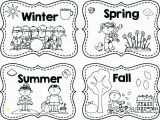 God Made the Seasons Coloring Pages Seasons Coloring Pages Preschool the Year Sheets 4 Page Color