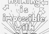 God S Word Coloring Page Coloring Pages for Kids by Mr Adron Nothing is Impossible for God