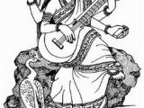 Goddess Saraswati Coloring Pages 199 Best Saraswati Images On Pinterest