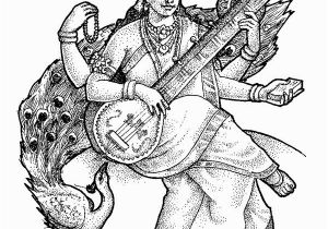 Goddess Saraswati Coloring Pages Saraswati Coloring Pages Best Nett Saraswati Coloring Pages Galerie