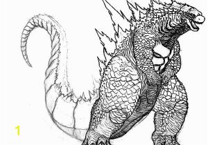 Godzilla King Of the Monsters Coloring Pages 2019 Pin On Lineart Godzilla