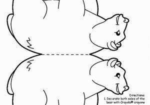 Going On A Bear Hunt Coloring Page Stand Up Colouring Bear