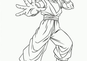 Goku Super Saiyan 1 Coloring Pages Dragon Ball Z Goku Using Instant Transmission Super Saiyan Coloring