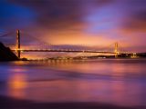 Golden Gate Bridge Wall Mural Golden Gate Bridge Sunset Wallpaper Desktop Nuf