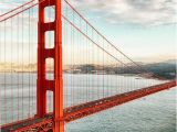 Golden Gate Bridge Wall Mural How to Do the Most Expensive U S Cities the Cheap