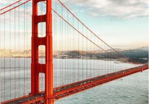Golden Gate Bridge Wall Mural How to Do the Most Expensive U S Cities the Cheap